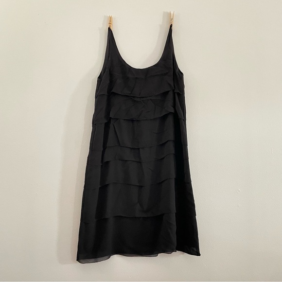 Eileen Fisher Silk Tiered Ruffle Dress - Picture 3 of 6